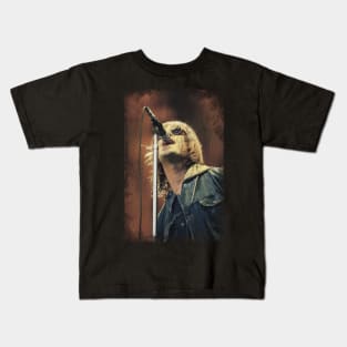 Retro Vintage Liam Gallagher Kids T-Shirt